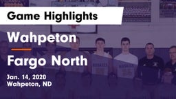 Wahpeton  vs Fargo North  Game Highlights - Jan. 14, 2020