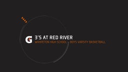 Wahpeton basketball highlights 3's at Red River