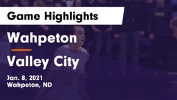 Wahpeton  vs Valley City  Game Highlights - Jan. 8, 2021