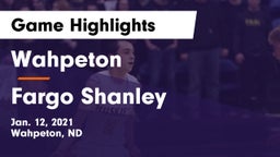 Wahpeton  vs Fargo Shanley  Game Highlights - Jan. 12, 2021