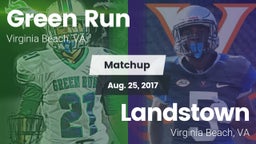Matchup: Green Run High vs. Landstown  2017
