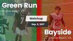 Matchup: Green Run High vs. Bayside  2017