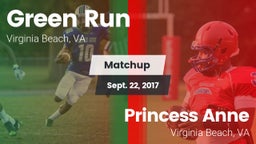 Matchup: Green Run High vs. Princess Anne  2017