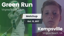 Matchup: Green Run High vs. Kempsville  2017