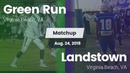 Matchup: Green Run High vs. Landstown  2018