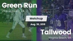 Matchup: Green Run High vs. Tallwood  2018