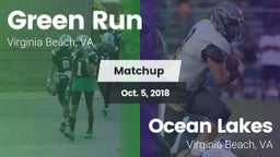 Matchup: Green Run High vs. Ocean Lakes  2018