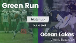 Matchup: Green Run High vs. Ocean Lakes  2019