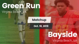 Matchup: Green Run High vs. Bayside  2019