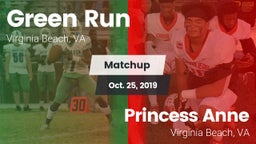 Matchup: Green Run High vs. Princess Anne  2019