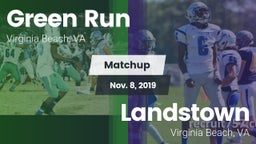 Matchup: Green Run High vs. Landstown  2019