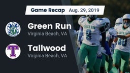 Recap: Green Run  vs. Tallwood  2019