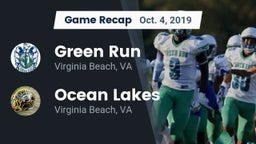 Recap: Green Run  vs. Ocean Lakes  2019