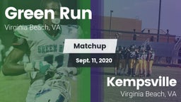 Matchup: Green Run High vs. Kempsville  2020