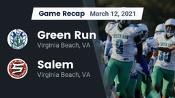 Recap: Green Run  vs. Salem  2021