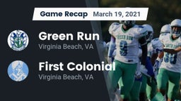 Recap: Green Run  vs. First Colonial  2021