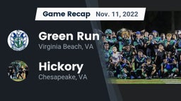 Recap: Green Run  vs. Hickory  2022