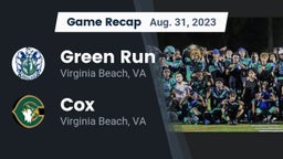 Recap: Green Run  vs. Cox  2023