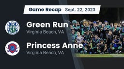 Recap: Green Run  vs. Princess Anne  2023