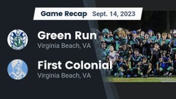 Recap: Green Run  vs. First Colonial  2023