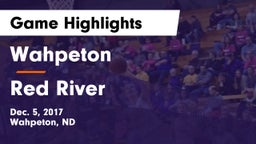 Wahpeton  vs Red River   Game Highlights - Dec. 5, 2017