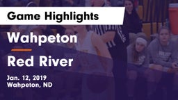 Wahpeton  vs Red River   Game Highlights - Jan. 12, 2019