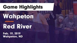Wahpeton  vs Red River   Game Highlights - Feb. 19, 2019