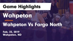Wahpeton  vs Wahpeton Vs Fargo North Game Highlights - Feb. 23, 2019
