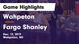 Wahpeton  vs Fargo Shanley  Game Highlights - Dec. 12, 2019