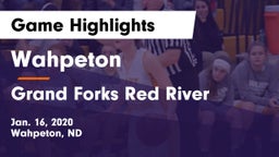 Wahpeton  vs Grand Forks Red River  Game Highlights - Jan. 16, 2020
