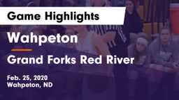 Wahpeton  vs Grand Forks Red River  Game Highlights - Feb. 25, 2020