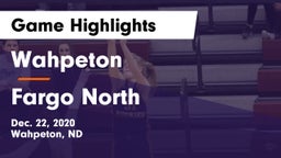 Wahpeton  vs Fargo North  Game Highlights - Dec. 22, 2020