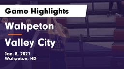 Wahpeton  vs Valley City  Game Highlights - Jan. 8, 2021