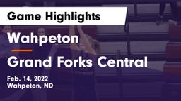 Wahpeton  vs Grand Forks Central  Game Highlights - Feb. 14, 2022