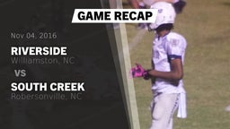 Recap: Riverside  vs. South Creek  2016