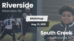Matchup: Riverside High vs. South Creek  2018