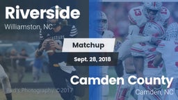 Matchup: Riverside High vs. Camden County  2018