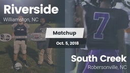 Matchup: Riverside High vs. South Creek  2018