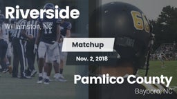 Matchup: Riverside High vs. Pamlico County  2018