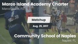 Matchup: Marco Island vs. Community School of Naples 2017