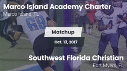 Matchup: Marco Island vs. Southwest Florida Christian  2017