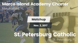 Matchup: Marco Island vs. St. Petersburg Catholic  2017