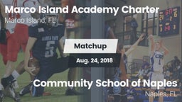 Matchup: Marco Island vs. Community School of Naples 2018
