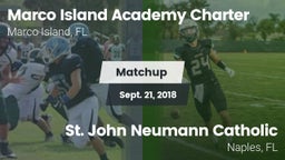 Matchup: Marco Island vs. St. John Neumann Catholic  2018