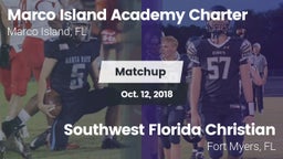 Matchup: Marco Island vs. Southwest Florida Christian  2018