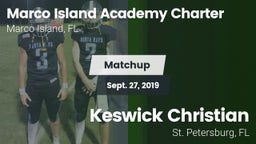 Matchup: Marco Island vs. Keswick Christian  2019