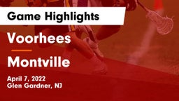 Voorhees  vs Montville  Game Highlights - April 7, 2022