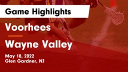 Voorhees  vs Wayne Valley  Game Highlights - May 18, 2022