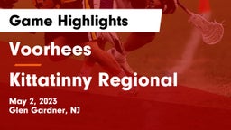 Voorhees  vs Kittatinny Regional  Game Highlights - May 2, 2023