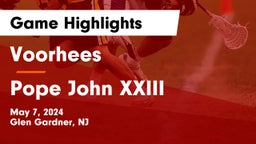 Voorhees  vs Pope John XXIII  Game Highlights - May 7, 2024